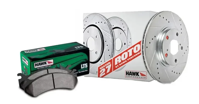 Hawk Performance HK4242.608Y Sector 27 Brake Kits w/LTS Pads Rear [Available While Supplies Last]