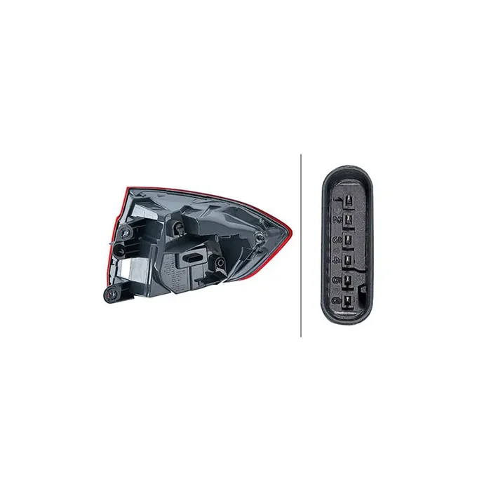 Hella 2SD 012 147-411 Rear Light For BMW 3 Saloon (F30, F80)