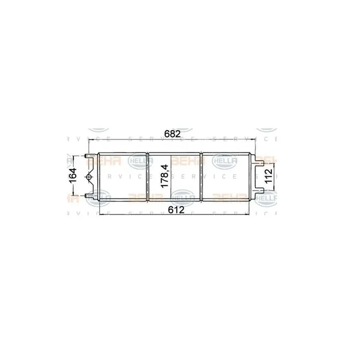 Hella 8MK 376 707-221 Engine Radiator