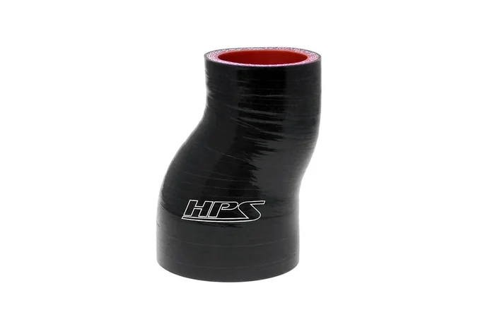 HPS 1-1/2 ” – 2 ” 4-ply Reinforced Silicone Offset Coupler Hose | Universal (HTSOR-150-200-BLK)