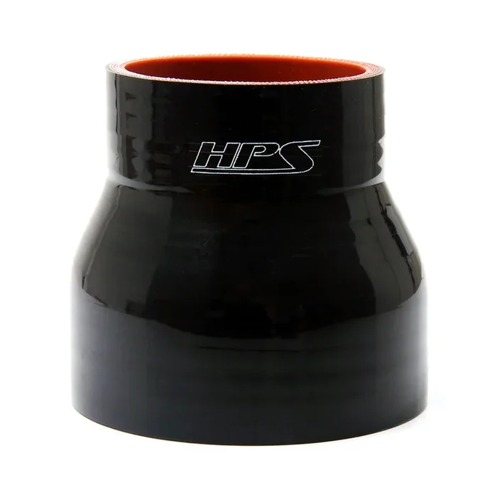HPS 1-1/8 ” – 1-5/8 ” 4-ply Reinforced Silicone Straight Coupler Hose | Universal (HTSR-112-162-BLK)