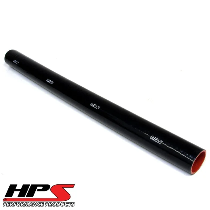 HPS 1/2 ” ID , 3 Feet Long High Temp 4-ply Reinforced Silicone Coolant Tube Hose Black (13mm ID)