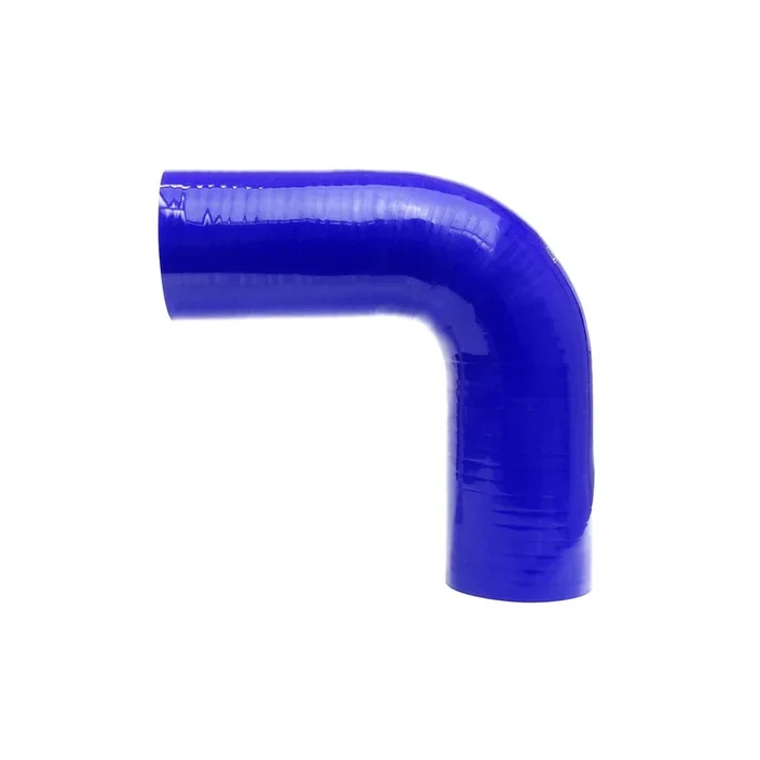 HPS 1-3/8 ” ID High Temp 4-ply Reinforced Silicone 90 Degree Elbow Coupler Hose Blue (35mm ID)