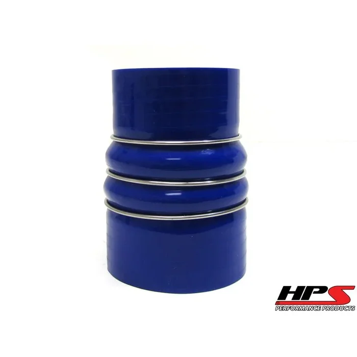 HPS 2.5 ” – 3 ” ID , 6 ” Long High Temp 4-ply Reinforced Silicone CAC Coupler Hose Cold Side (63mm – 76mm ID , 152mm Length)