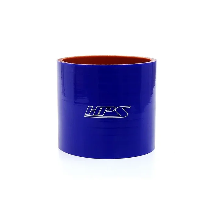 HPS 2.75 ” ID , 3 ” Long High Temp 4-ply Reinforced Silicone Straight Coupler Hose Blue (70mm ID , 76mm Length)