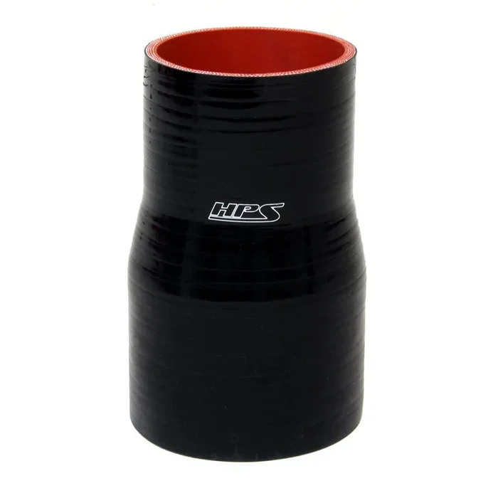 HPS 3-1/2 ” – 4-1/4 ” 4-ply Reinforced Silicone Straight Coupler Hose | Universal (HTSR-350-425-L5-BLK)