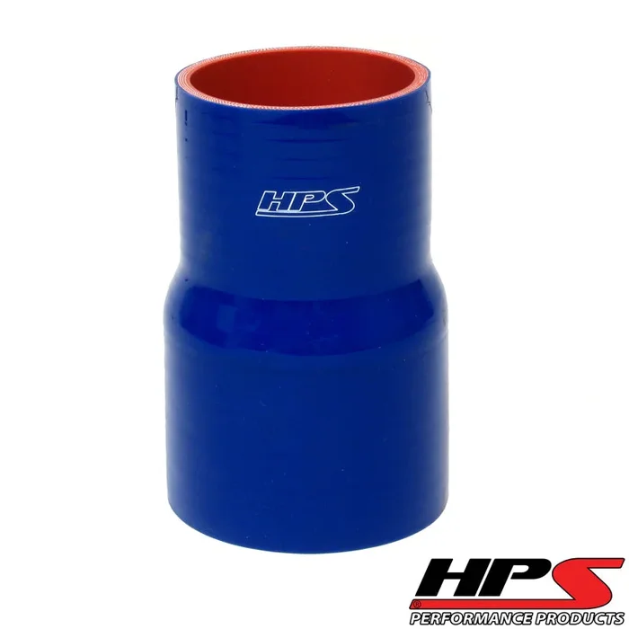 HPS 3 ” – 4-1/2 ” ID , 6 ” Length, Silicone Reducer Coupler Hose, High Temp 4-Ply Reinforced, Blue (76mm – 114mm ID , 152mm Long)