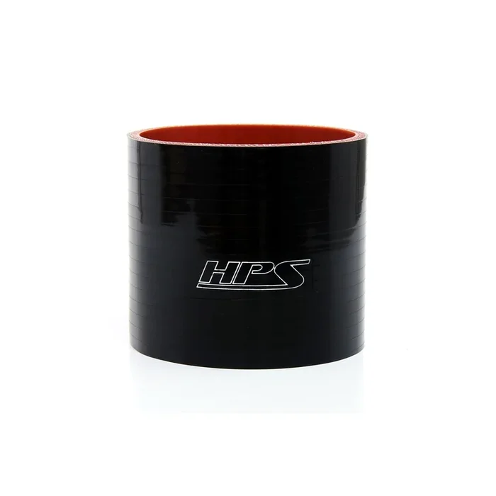 HPS 4 ” ID , 3 ” Long High Temp 4-ply Reinforced Silicone Straight Coupler Hose Black (102mm ID , 76mm Length)