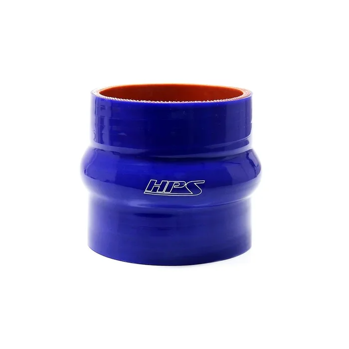 HPS 5 ” ID , 3 ” Long High Temp 4-ply Reinforced Silicone Hump Coupler Hose Blue (127mm ID , 76mm Length)