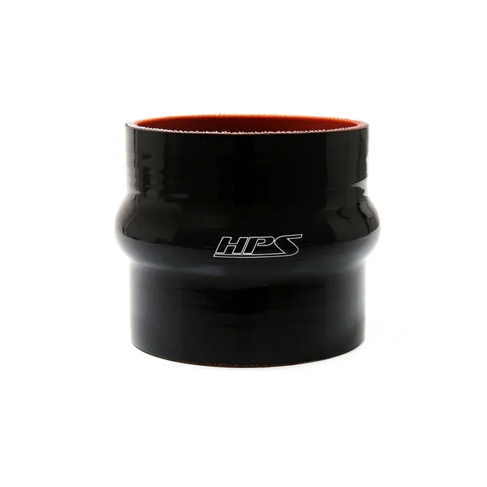 HPS 5 ” ID , 6 ” Long High Temp 4-ply Reinforced Silicone Hump Coupler Hose Black (127mm ID , 152mm Length)