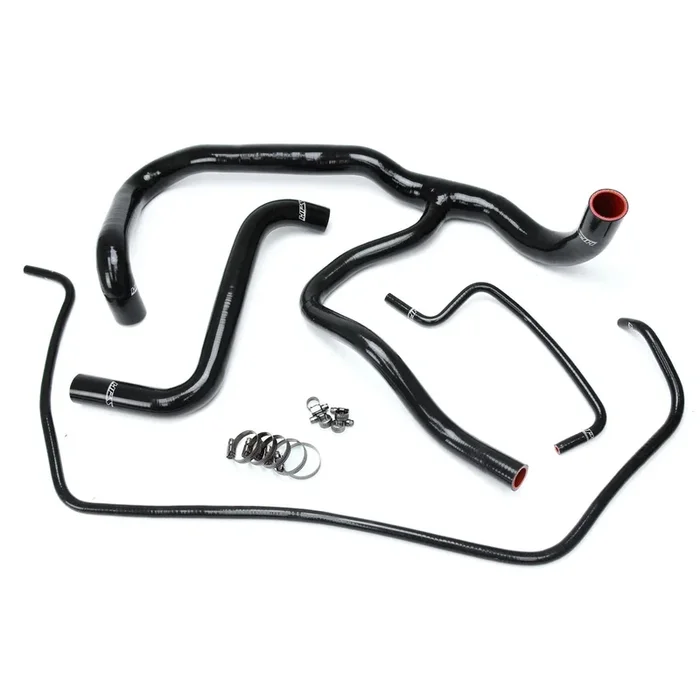 HPS Black Reinforced Silicone Radiator Hose Kit Coolant for Cadillac 15-17 Escalade ESV 6.2L V8