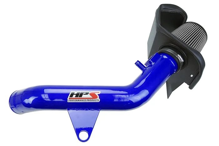 HPS Performance Short Ram Air Intake BMW 335i 335ix F31 F34 3.0L Turbo N55 (2013-2015) Blue / Polished / Red / Black