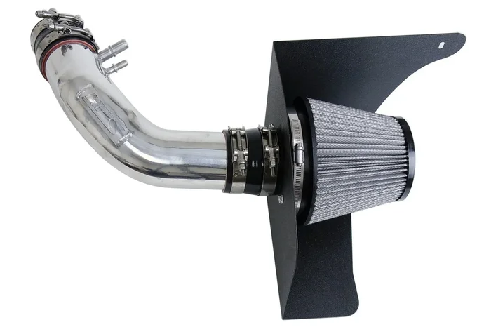 HPS Performance Short Ram Air Intake Ford Mustang 3.7L V6 (2015-2017) Blue / Polished / Red / Black