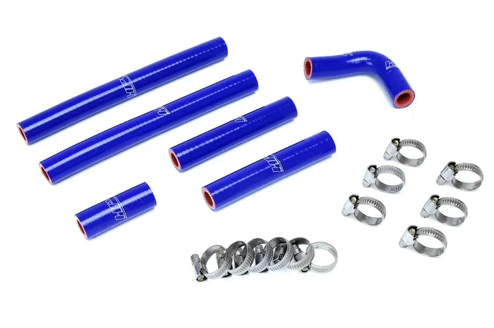 HPS Performance Silicone Heater Hoses Toyota Land Cruiser FJ80 4.5L (1992-1997) Black / Blue / Red