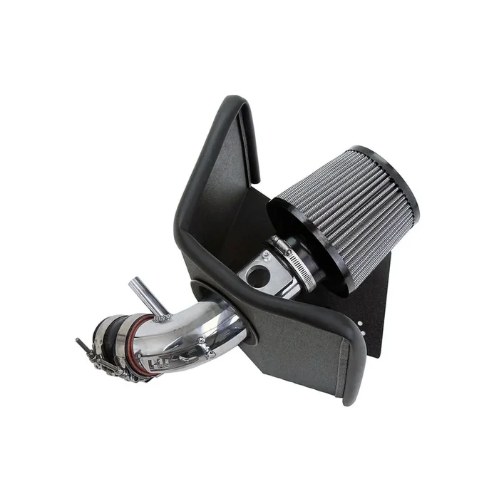 HPS Polish Shortram Air Intake Kit with Heat Shield for 09-19 Toyota Corolla 1.8L