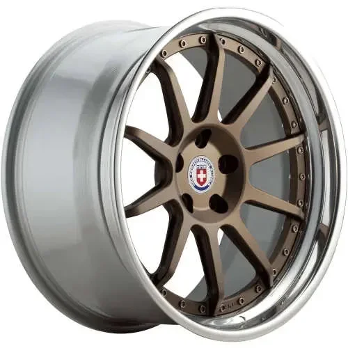 HRE Performance Wheels C103 Satin Bronze Center w/ Polished Clear Outer & Gloss Silver Inner 20×9 | 5×120 (C103-20951203503SB)