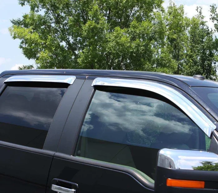 Husky Liner (AVS) 684981 – Ventvisor Deflector Chrome Outside Mount 4 pc.