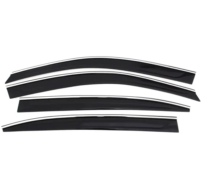Husky Liner (AVS) 794030 – Ventvisor Deflector Smoke w/Chrome Trim Low Profile 4 pc.