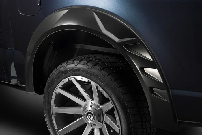 Husky Liners 2804989 Husky Liners DRT Fender Flares Black Smooth Finish 4-Piece Set