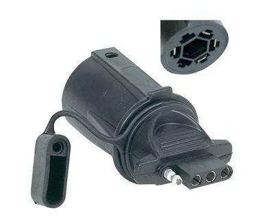 Husky Towing 30313 7 RV Blade To 4 Wire Flat Ergonomic 1 Piece Design