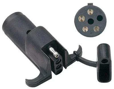 Husky Towing 30315 Bulk 6 Pole Round And 4 Wire Flat With Dust Cover