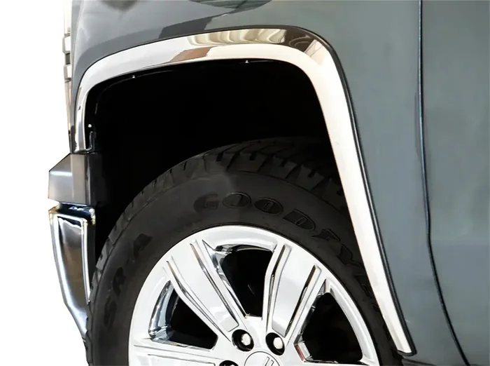 ICI CHE052 Stainless Steel Fender Trim 4 pcs. Full Fit