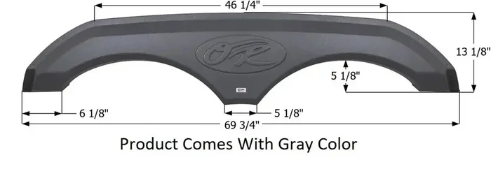 ICON 14912 OPEN RANGE TANDEM FENDER SKIRT FS49