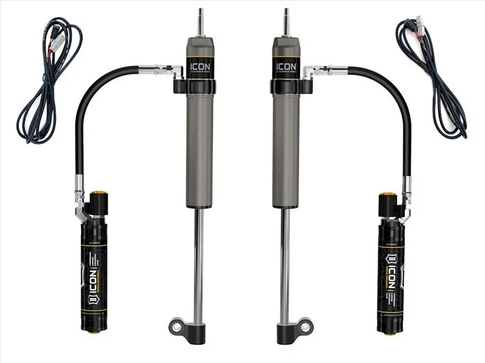 ICON 2.5 Series RXT Shock Absorbers Toyota Tundra (14-21) Rear [Remote Reservoir / Non-Adjustable] w/ Compression Damping Electronic Valve
