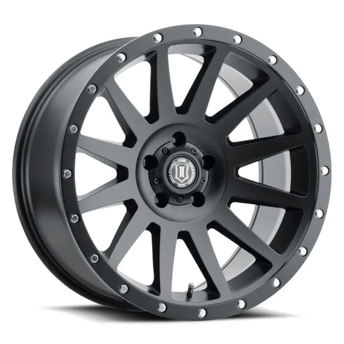 ICON Compression 20×10 6×135 -19mm Offset 4.75inBS Satin Black Wheel