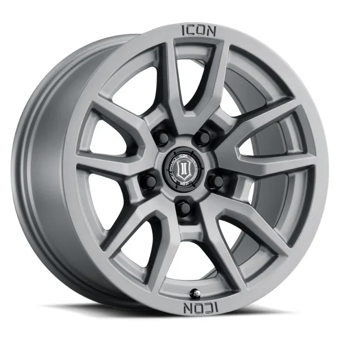 ICON Vector 5 17×8.5 5×150 25mm Offset 5.75in BS 110.1mm Bore Titanium Wheel