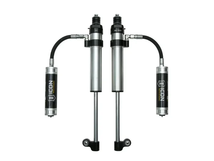 ICON Vehicle Dynamics FRDK_57826P ICON 2005-2023 Toyota Tacoma Rear 2.5 Aluminum Series RXT Remote Reservoir Shocks Pair