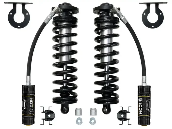 ICON Vehicle Dynamics FRDK_61720 ICON 2005-2023 Ford F-250/F-350 Super Duty 4WD 2.5” Lift 2.5 VS Remote Reservoir Coilover Conversion Kit