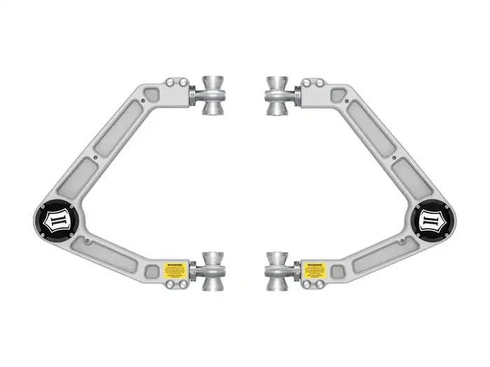 ICON Vehicle Dynamics FRDK_78760DJ ICON 2023 GMC Canyon/Chevrolet Colorado Trail Boss & ZR2 Billet Upper Control Arms W/ Delta Joint PRO