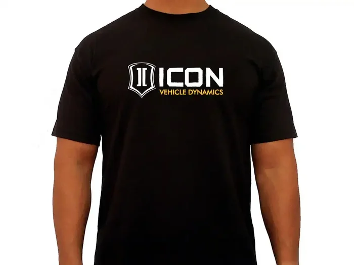 ICON Vehicle Dynamics FRDK_ICON-TEE-RD-BLK-XXXL ICON RD TEE BLACK – XXXLARGE