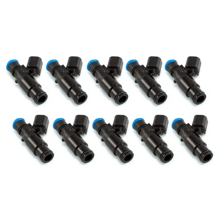 Injector Dynamics 2600-XDS Injectors – 48mm Length – 14mm Top – 14mm Bottom Adapter Set of 10 (2600.48.14.14B.10)