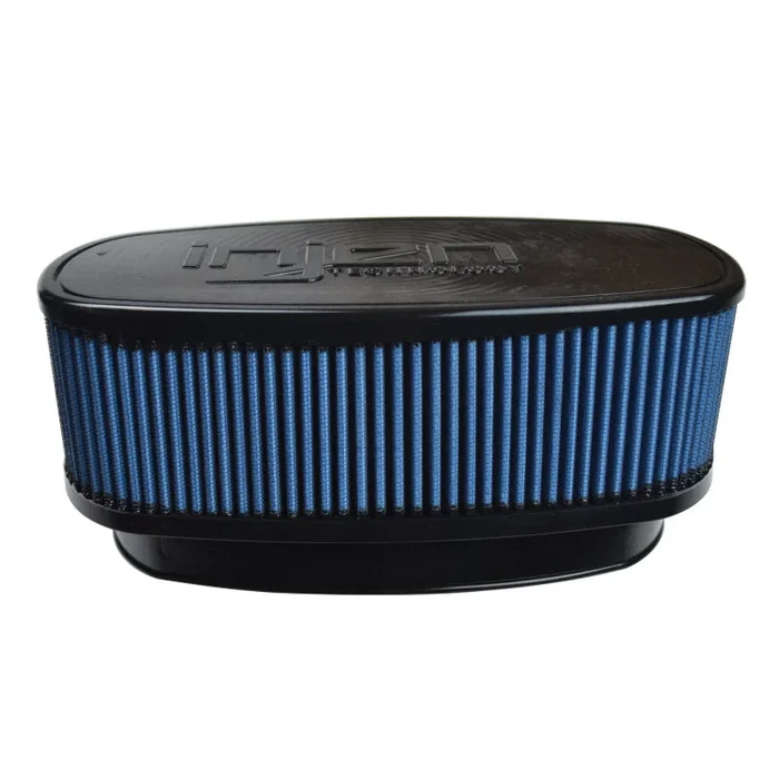 Injen NanoWeb Dry Air Filter 8.7×3.9in Oval ID / 10.4×5.6in OD / 4.2in Height / 10.1×4.7in Top