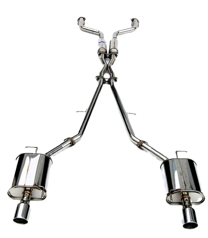 Invidia Q300 Catback Exhaust w/Rolled Stainless Steel Tips | 2007-Up Infiniti G35/G37 Sedan (HS07IG4G3S)