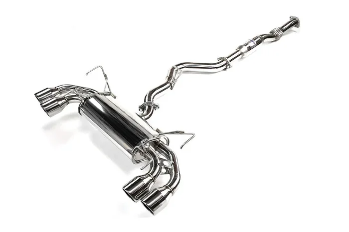 Invidia Q300 Stainless Steel Dual Cat-Back Exhaust System | 2008-2014 Subaru STi & 2011-2014 Subaru WRX Hatchback (HS08STIG3S)