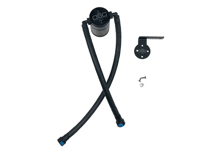 J&L 19-25 Chevrolet Silverado/GMC Sierra 1500 5.3L V8 Driver Side Oil Separator 3.0 – Black Anod
