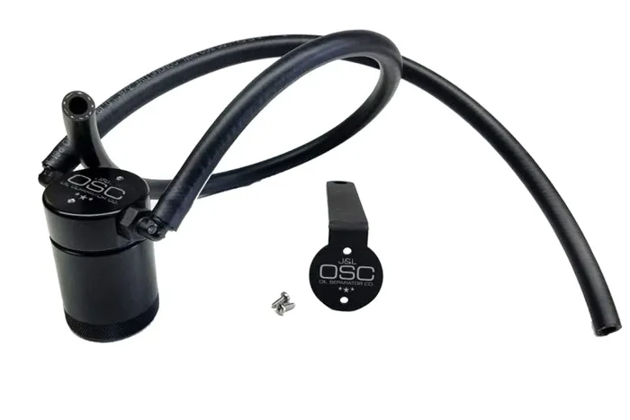 J&L 97-13 Chevy/GM Truck/SUV 4.8L/5.3L/6.0L/6.2L Driver Side Oil Separator 3.0 – Black Anodized