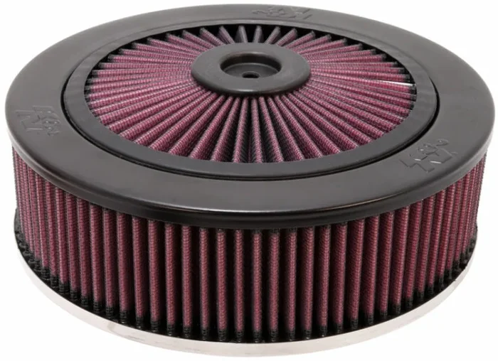 K&N X-Stream Top Filter – Red – Size 9in – 5.125in Neck Flange / 2.75in Height