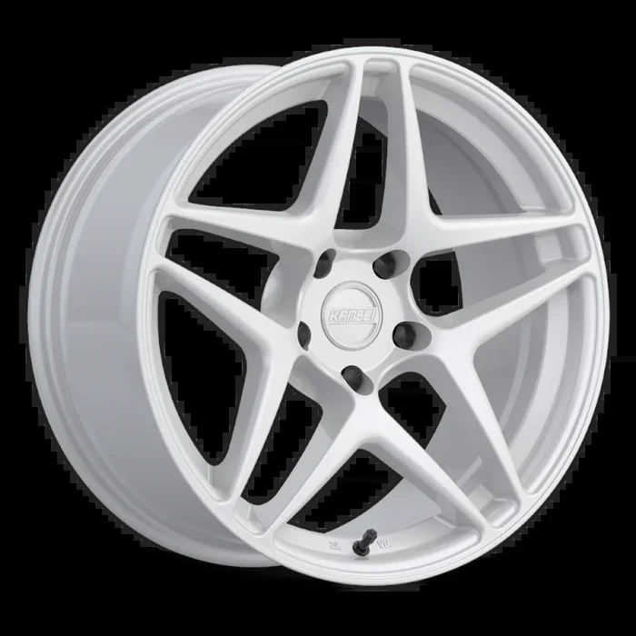 Kansei K15W Astro 18×10.5in / 5×114.3 BP / 12mm Offset / 73.1mm Bore – Gloss White Wheel