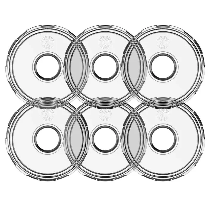 KC HiLiTES Cyclone V2 LED – Replacement Lens – Clear – 6-PK