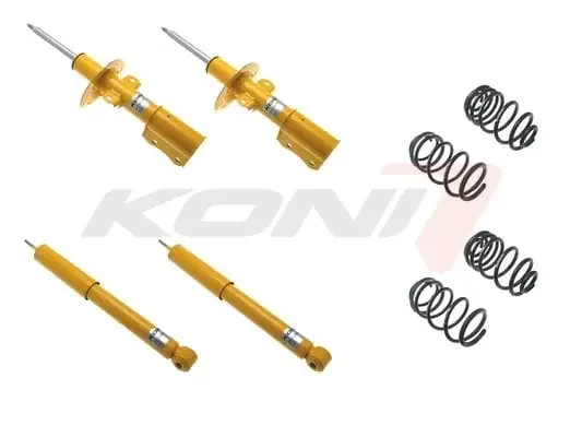 KONI 1140-8112 Suspension Kit, Coil Springs / Shock Absorbers Suitable for Mercedes-Benz C-Class Saloon (W205)