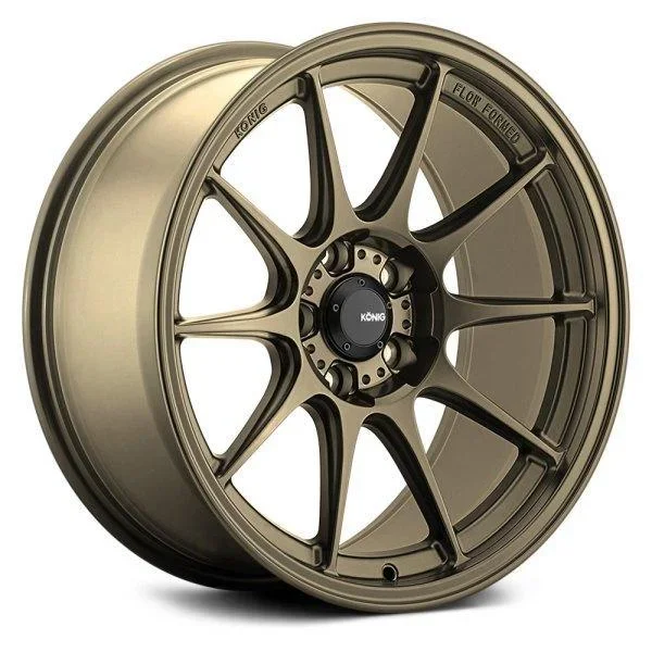 Konig Dekagram Wheels (18×9.5A 5×114.3 ET+35) Gloss Bronze or Semi-Matte Black