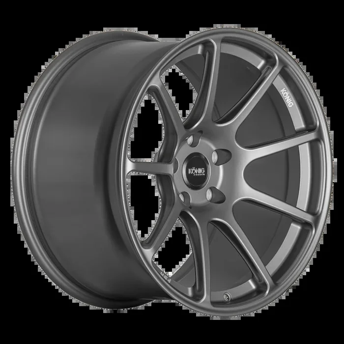 Konig Forged F5R 19×9.5 5×112 ET32 Ash Silver Wheel (Knurled Bead)