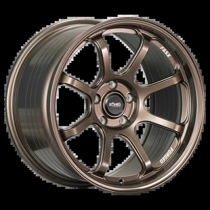 Konig Forged F6SX 18×10 5×120 ET40 Race Bronze Wheel (Knurled Bead)