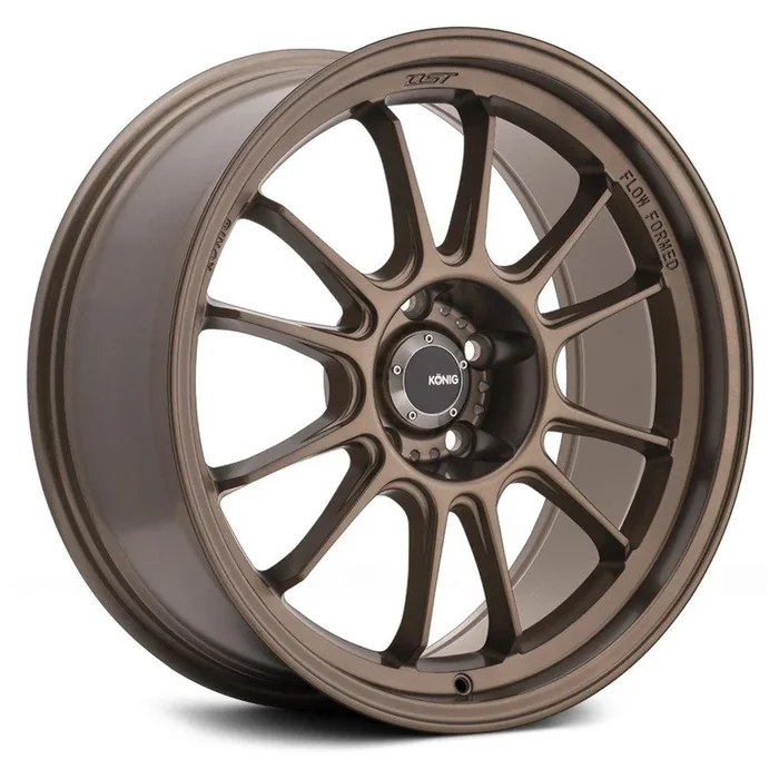 Konig Hypergram Wheels (17×8 5×114.3 ET+35) Matte Black / Race Bronze / Matte Grey / Metallic Carbon w/ Machined Lips