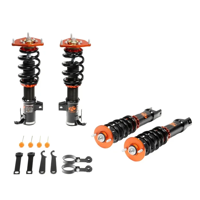 KSport Kontrol Sport Coilovers Honda Civic ES1/EM2 (01-05) w/ Front Camber Plates – CHD040-SP