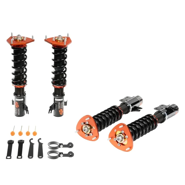 KSport Kontrol Sport Coilovers Subaru WRX STI (93-01) w/ Front & Rear Camber Plates – CSB030-SP
